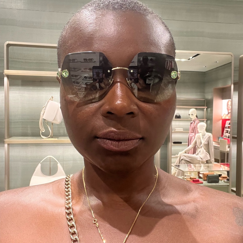 GIORGIO ARMANI AR6123B Jeweled Sunglasses